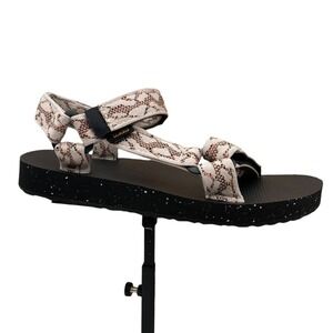 Teva Original Universal Men's Sport Strappy Sandals Size 7 Tan Brown Black